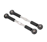 Alomejor Tirante dello Sterzo in Metallo, Tirante per Collegamento con Testa a Sfera in Lega da 2 Pezzi per Auto RC Ad Alta velocità 1/8 1/10, con Maggiore Durata e Sterzo Flessibile