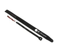 Alomejor Tracolla per Chitarra, Tracolla per Chitarra Morbida Regolabile in Pelle con Bellissimo Ricamo e Buco della Serratura Rinforzato per Suonatori di Banjo Basso Elettrico Acustico Ukulele