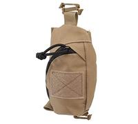 Alomejor , Tracolla per Zaino Borsa a Tracolla in Nylon di Tela, Design a Doppio Strato con Tasca in Rete per Cellulare, Penna, Portachiavi, Escursionismo, Campeggio All'aperto (Cachi)