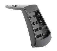 Alomejor Triangolo Mandolino Coda di Mandolino in Lega di Alluminio in Alluminio a 8 Corde Codatura Gloss Nera con 3 Viti per