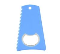 Alomejor Universal Surfboard Wax Comb Tavola da Surf Longboard Wax Remover con Portachiavi Hole Wax Cleaning Tool(Blu)