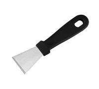 Alomejor Utensile per raschiare la efficiente, cucchiaio per barbecue per olio in acciaio inossidabile (pala diritta nera media) 23 g / 0,8 once)