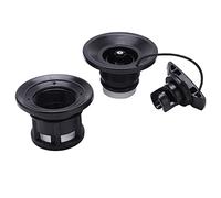 Alomejor Valvola dell'Aria della Barca di Ricambio della Valvola della Barca Gonfiabile per la Barca della Piscina della Zattera del Gommone Gonfiabile(Grigio)