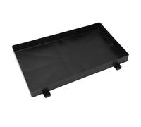 Alomejor Vassoio Batteria per Barca, Supporto 12 V con Cinghie per Evitare Scivolamenti per Rimorchio e Yacht, ABS Nero (M(66x45x17 cm/26x17,72x6,69 Pollici))