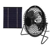 Alomejor Ventilatore a Energia Solare, Ventilatore da Esterno Durevole 5V | Connessione USB portatile, ad alta efficienza, perfetta per il campeggio, la pesca, l\'escursionismo