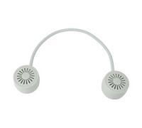 Alomejor Ventilatore da Collo Silenzioso Senza Lama, Ventilatore da Collo Portatile Pieghevole Sospeso con Ricarica USB, Adatto per Campeggio, Viaggi, Escursionismo, Sport, Materiale ABS (GREEN)