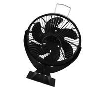 Alomejor Ventilatori Silenziosi per Camino a 6 Pale Alimentati a Calore con Copertura di Sicurezza per Gazebo Riscaldante per Stufa a Legna