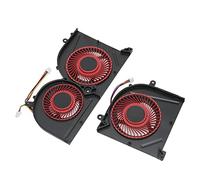 Alomejor Ventola di Raffreddamento CPU GPU a 4 Pin Affidabile Facile Installazione Rapida Dissipazione del Calore per GS63VR GS63 GS73 MS 17B1 Leggero 1 unità (CPU e GPU)