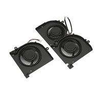 Alomejor Ventola di Raffreddamento CPU GPU per GS75 P75 MS 17G1 MS Ventola di Ricambio Leggera e Durevole DC 5 V 0,5 A 4 Pin (CPU e GPU)