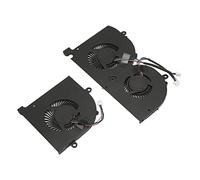 Alomejor Ventola di Raffreddamento CPU GPU per GS75 P75 MS 17G1 MS Ventola di Ricambio Leggera e Durevole DC 5 V 0,5 A 4 Pin (CPU e GPU)