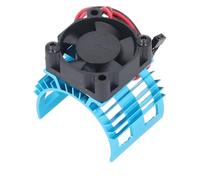 Alomejor Ventola di Raffreddamento Motore per Auto RC con Dissipatore di Calore in Lega di Alluminio, Ventola ABS Leggera 30x30x10mm per Motori Brushless 540 550 3650 3660 3665, (BLUE)