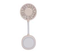 Alomejor Ventola Magnetica per Telefono Mini Ventola di Raffreddamento Portatile Portatile con Clip per Viaggi All'aperto Home Office 1800mAh (Beige)