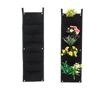 Alomejor Vertical Garden Felt Planter, 18 Pocket Design (7 Pocket 100*30CM)