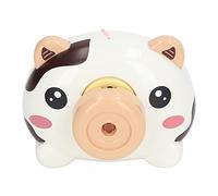 Alomejor Videocamera di proiezione simulazione, motivo chiaro, luce tonale, giocattolo per fotocamera con cordino da collo per ragazzi (mucca da latte)