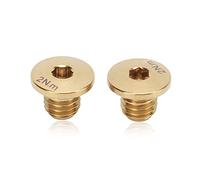 Alomejor Viti della Leva del Freno della Bici Bulloni del Coperchio del Cilindro Dell'olio Integrale in Lega di Titanio Bullone del Freno Idraulico della Bicicletta per M7000 M8000 M9000 M9020(Oro)