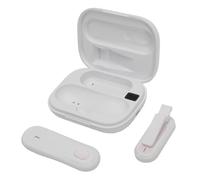 Alomejor Voltapagina Telecomando Clicker Wireless RF ABS Batteria Incorporata da 1000 MAh Clip Silenziosa Sul Tablet da Lettura Girapagina per Leggere Utenti di Tablet Fotografici (WHITE)