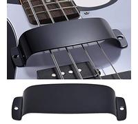 Alomejor Zink -legung -Pickup Cover Protector per la Chitarra di Basso con una Superficie Lucida Alta Facile da Installare per gli Appassionati di Chitarra (BLACK)