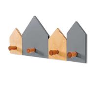 Alondra - Appendiabiti Infantile 4 Ganci, Antracite