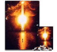 Alone at Birth of Universe - Puzzle da 1000 pezzi difficili per adulti perfetti per adolescenti rompicapo per creare legami familiari e regalo fai da te per la casa 1000 pezzi (38x26 cm)