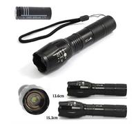 AloneFire CREE XML-T6 LED Torcia Tattica Militare con Zoom 2000 Lumen e batteria