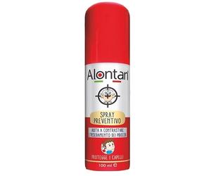 Alontan Spray preventivo per la protezione dei capelli dai pidocchi, 100 ml