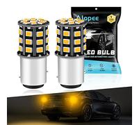 Alopee Lampadina P21/5W LED Bianco Confezione da 2 Senza Polarità 1157 BAY15D - 9V-30V DC per Indicatori di Direzione Compatibile con 7528/2057/2357, 2835 SMD 33