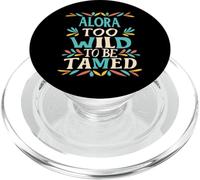 ALORA Name Cute Retro Girls Wildflower ALORA Name PopSockets PopGrip per MagSafe