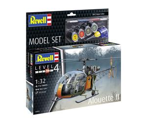 Alouette II Helicopter Model Set 1:32 Plastic Model Kit REVELL