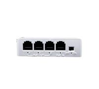 ALOUTSNOC Extender Poe a 4 Porte 10/100Mbps Ripetitore Switch di Rete da 1 a 3 con IEEE802.3af Plug And Play