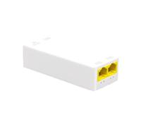 ALOUTSNOC Ripetitore Poe a 2 Porte Estensore Poe da 1 a 2 con IEEE802.3af/at Plug And Play 48 V