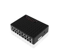ALOUTSNOC Switch di Rete a 16 Porte Smart Switch Fast Ethernet Splitter Internet hub RJ45 ad Alte Prestazioni (Color : US Plug 16Port)
