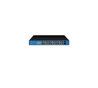 ALOUTSNOC Switch Gigabit Poe Switch Gigabit Ethernet Completo da 16/24/48 Porte Switch di Rete 10/100/1000Mbps Switch Intelligente AI Non gestito (Color : EW-S1926CG-AP)