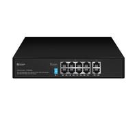 ALOUTSNOC Switch Poe a 8 Porte Switch Ethernet 10/100/1000Mbps con 2 Porte uplink da 1000M Switch Intelligente AI (Color : EW-S1710CG-AP)