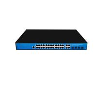 ALOUTSNOC Switch Poe gestito Gigabit L2+ Porta RJ45 Base-T 24 * 10/100/1000M con Slot in Fibra Ottica 4 * 1G/2.5G/10G SFP+ Supporta QOS/DHCP/VLAN (Color : EW-S2924GM-AP)