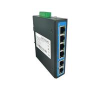 ALOUTSNOC Switch Poe Industriale a 6 Porte Switch Ethernet 10/100M Switch di Rete a 4 Porte Poe e 2 Porte RJ45