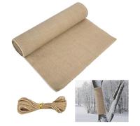 alouweekuky Juta Cappuccio Protezione Piante Inverno 6m X 40 cm, IutaTelo per Piante Inverno Antigelo con 20 Corde di Canapa, Telo Copri Piante Antigelo Adatto per Le Palme
