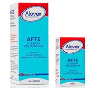Alovex Kit Protezione Attiva Collutorio + Protezione Attiva Spray Afte e Lesioni