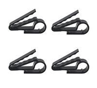 Alovexiong Confezione da 4 porta sigari per golfisti, carrelli da golf, portasigari da uomo, clip per sigari per golfisti, barche, moto, barbecue, sigari (nero)