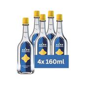 ALPA Franzbranntwein Bundle 4 x 160 ml, olio per massaggio sportivo per rigenerazione e rilassamento muscolare, rinfrescante e stimolante la circolazione sanguigna, franzbranntwein contro dolori