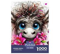 Alpaca 1000 Pezzi Puzzle Difficile Regalo Per Gli Amanti Dei Animal Per Adulti Confezione Di Alta Qualità Sfide Extra Divertenti Intrattenimento Creativo 38x26cm/1000pcs