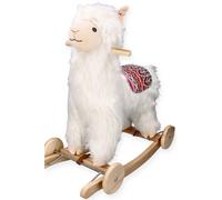 Alpaca a dondolo con ruote
