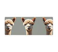 Alpaca Avatar - Tappetino per mouse extra large per computer, console, ufficio, giochi, sala studio, 30,5 x 80 cm
