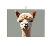 Alpaca Avatar - Tappetino scolapiatti da cucina, 45,7 x 61 cm, adatto per posizionare piccoli elettrodomestici in cucina