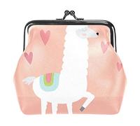 Alpaca Con Cuori Portamonete Portamonete Portamonete Portamonete Regali per Donna Bambini Portachiavi