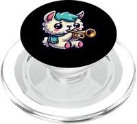 Alpaca Con Tromba Dolce Simpatica Musica PopSockets PopGrip per MagSafe