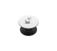 Alpaca dal Sorriso Dolce PopSockets PopGrip Adesivo