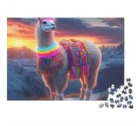 Alpaca delle Ande Abbigliamento Tradizionale Colorato Puzzle 1000 Pezzi Gioco di Puzzle 1000 Pezzi in Carta per Adulti Relax Famiglia Decorazione Regalo 70x50cm/1000pcs