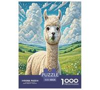 Alpaca Jigsaw Puzzle Impossible 1000Pcs Decorazione Per La Casa. Giochi Rilassamento E Intelligence Per Adulti E Ragazzi Da 14 Anni 38x26cm/1000pcs
