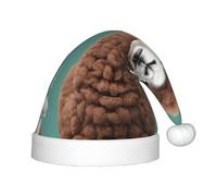 Alpaca Llama 1 confezione di cappelli di Natale peluche cappello di Babbo Natale per adolescenti costume di Natale festa ed eventi festivi