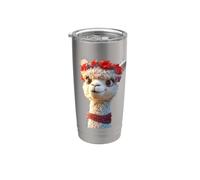 Alpaca Llama Hike Zoo Life Is Better With Alpaca Bicchiere termico in acciaio inox doppia parete